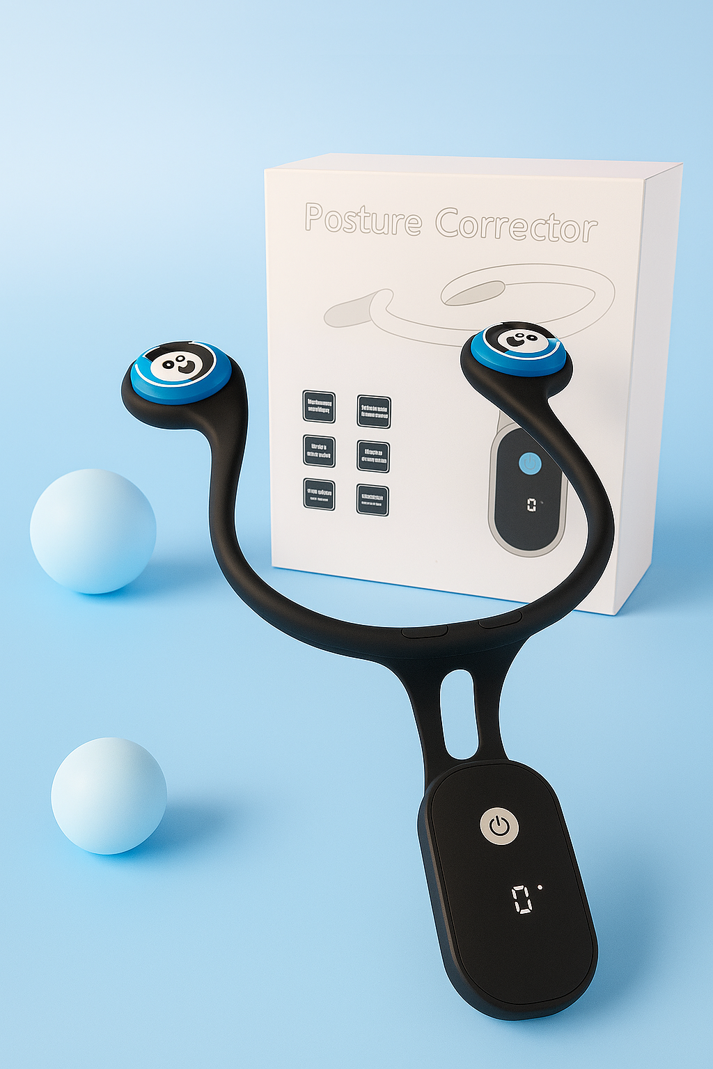 Correcteur de posture intelligent avec capteur de suivi en temps réel pour améliorer l'alignement du dos